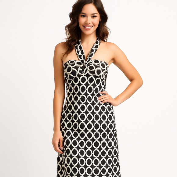 LAUNDRY by Shelli Segal SEXY 100% Silk Dress Size 10 - Picture 1 of 6